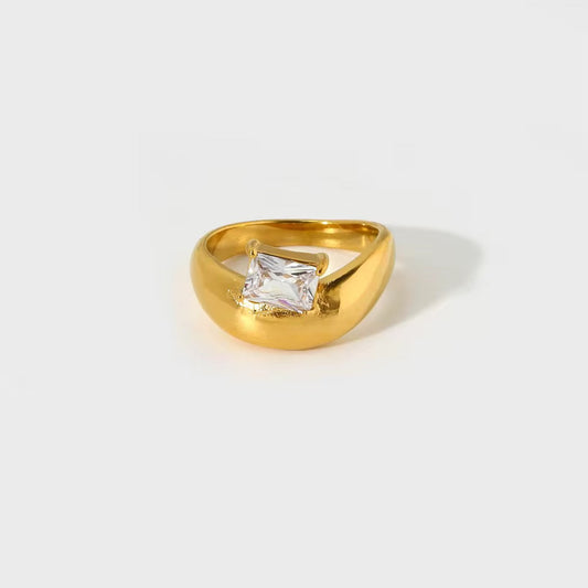 Dome Gemstone Ring