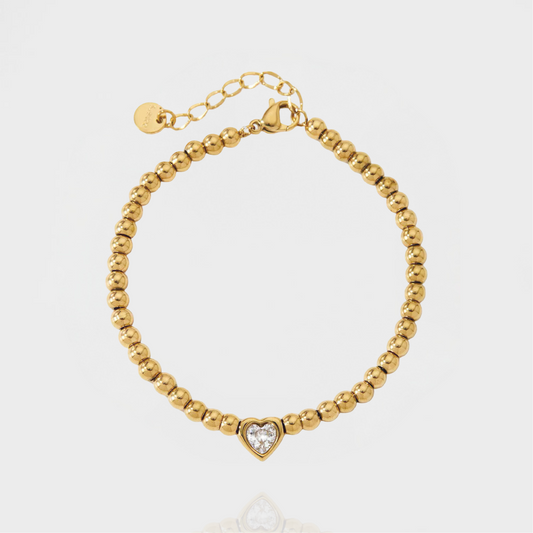 Heart Beaded Bracelet