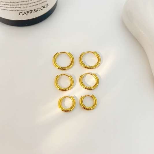 Easy Huggie Hoop Earring Set
