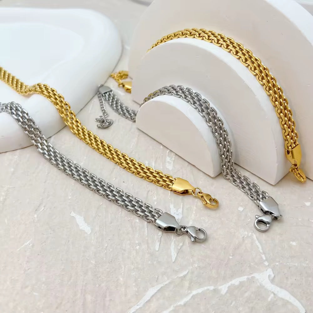 Cascade Mesh Necklace