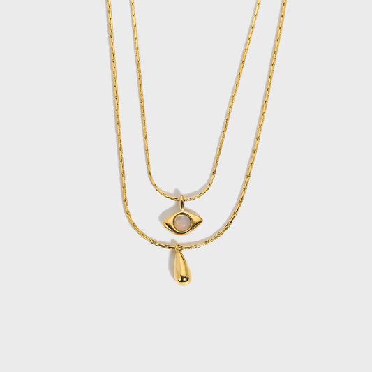 Evil Eye Multilayer Necklace