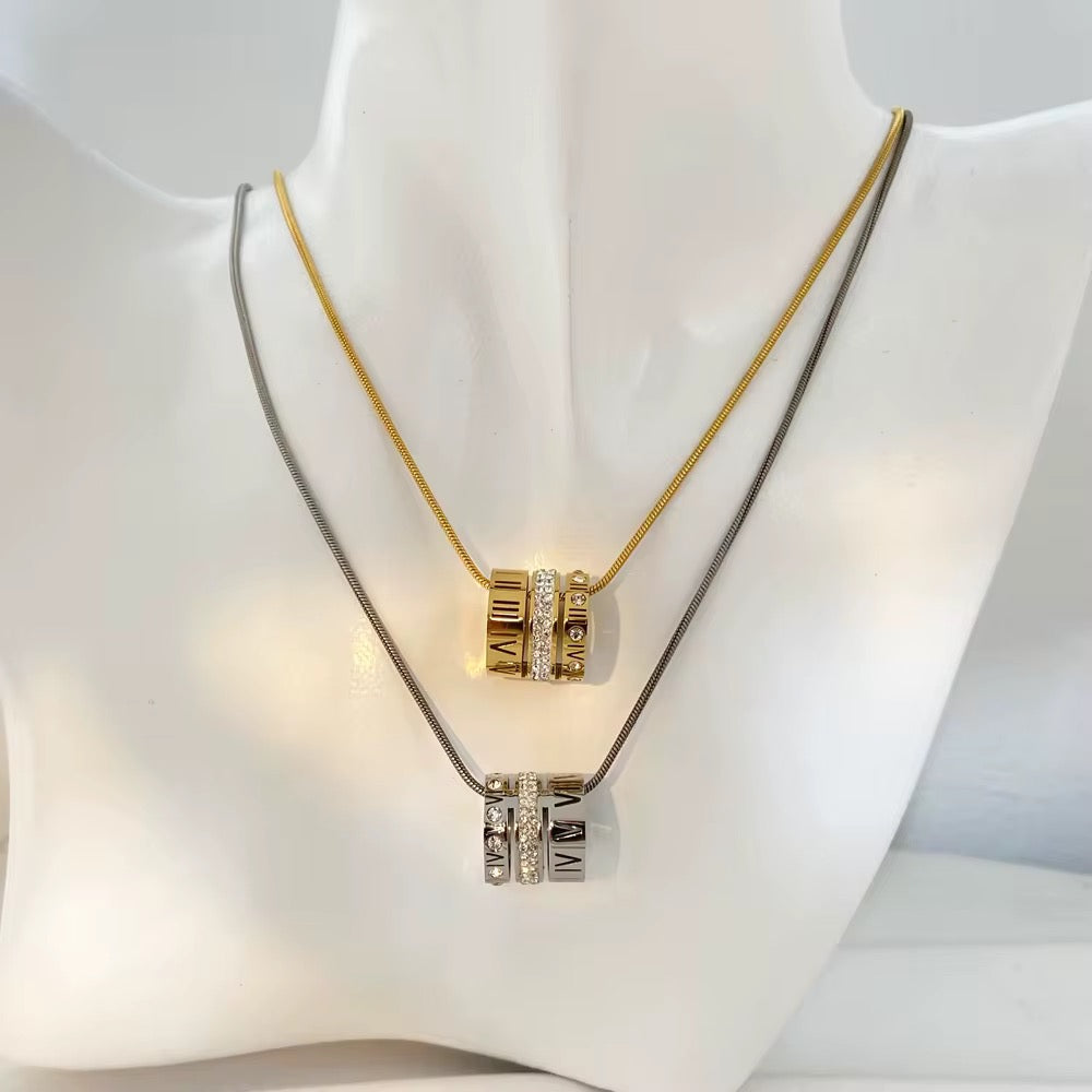 Trio Roman Necklace