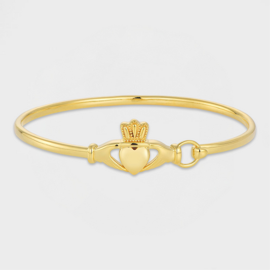 Irish Claddagh Bangle