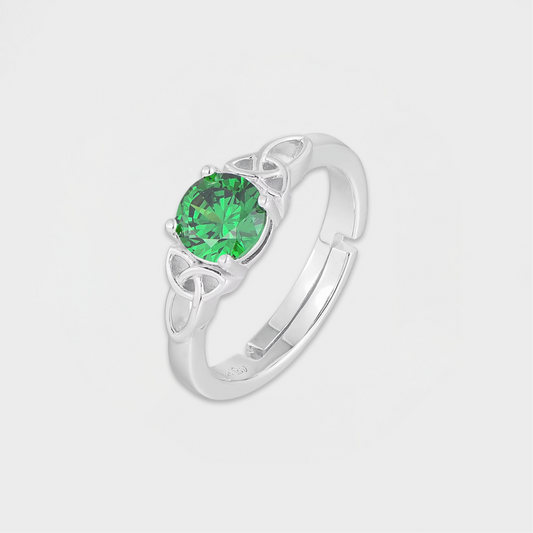 Irish Trinity Knot Ring-Dazzledvenus