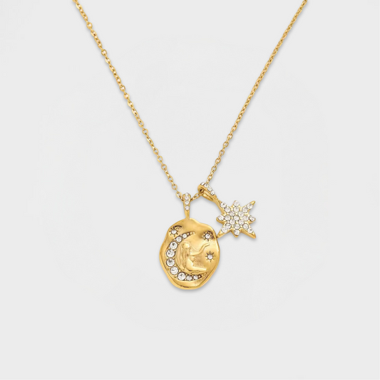 Luna Star Moon Necklace