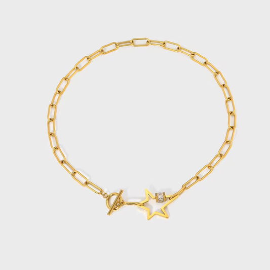 Statement Star Toggle Necklace
