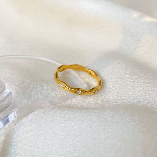 Starburst Band Ring