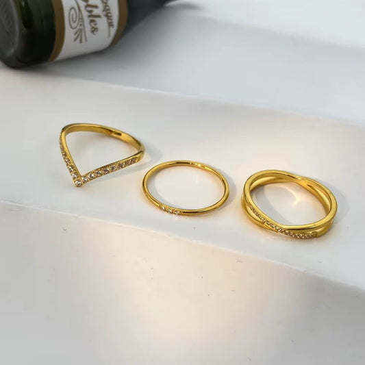 Starlit Curve Ring