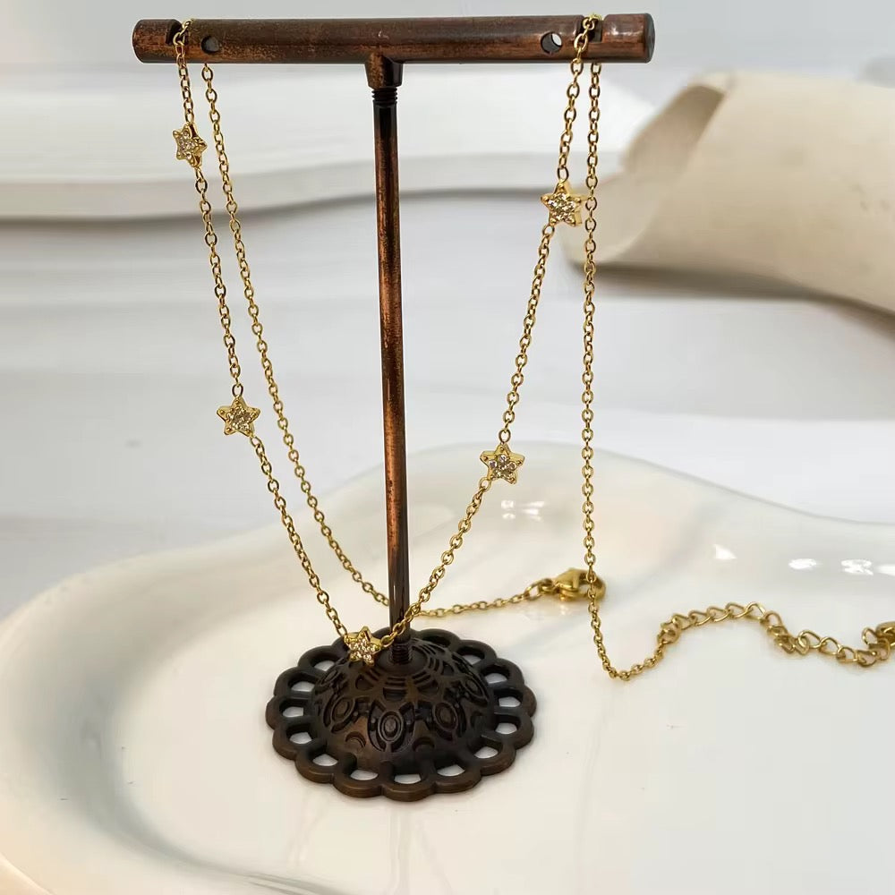 Delicate Star Shine Necklace