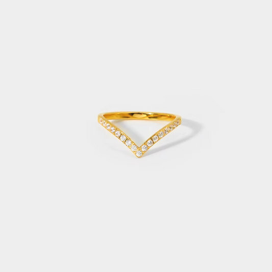 Starlit Curve Ring