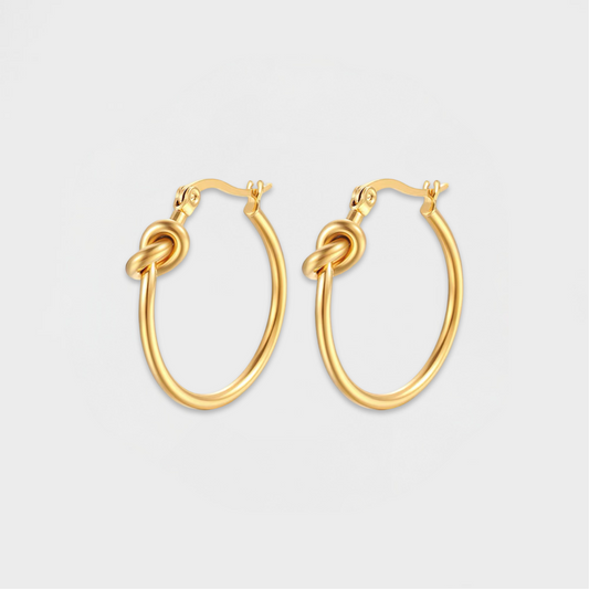 Eternal Bond Hoop Earring-Dazzledvenus