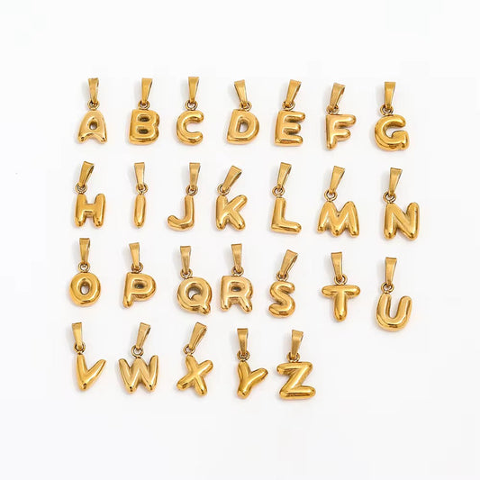 Bubble Letter Charm