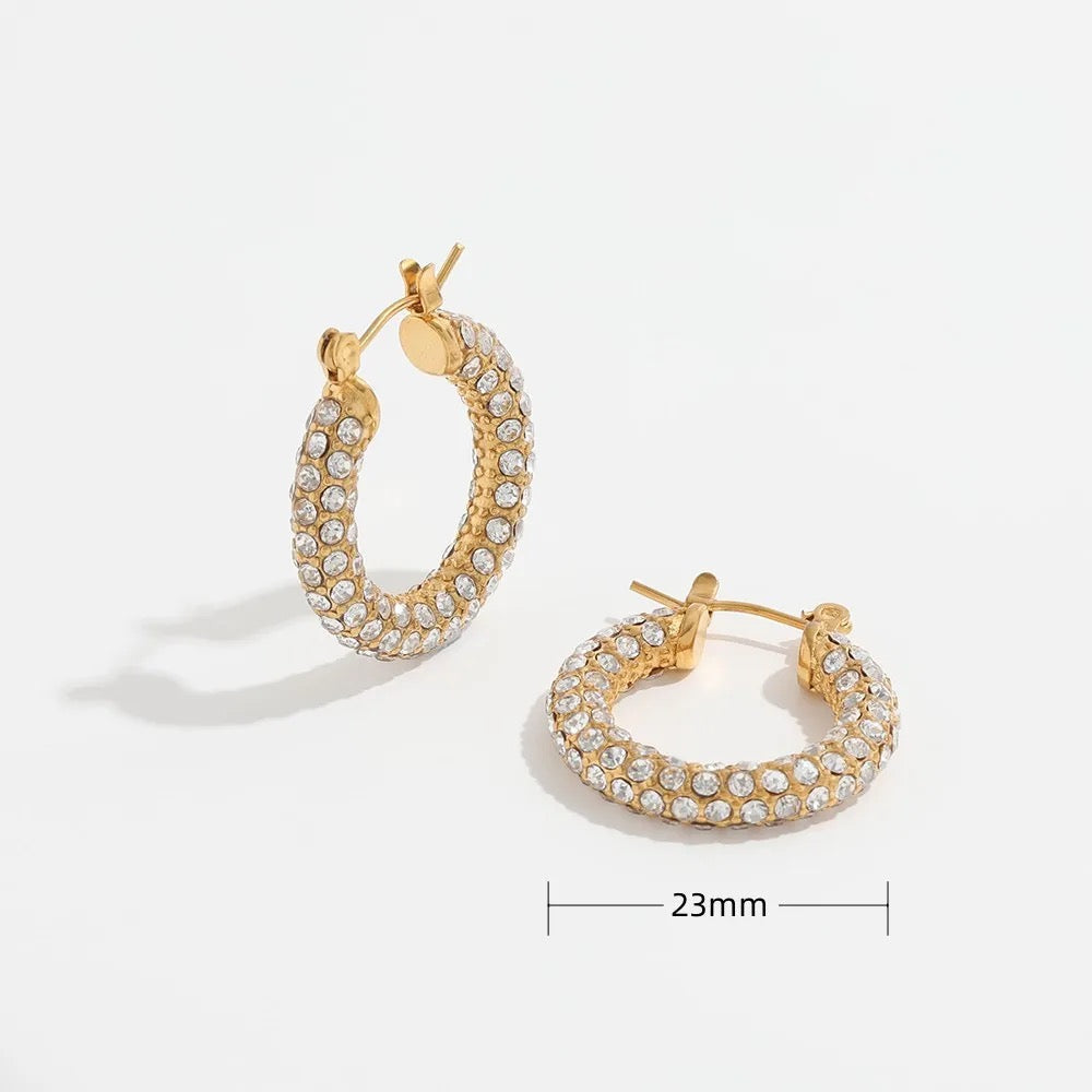 Radiance Pavè Hoop Earring