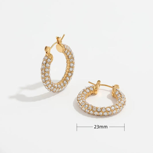 Radiance Pavè Hoop Earring