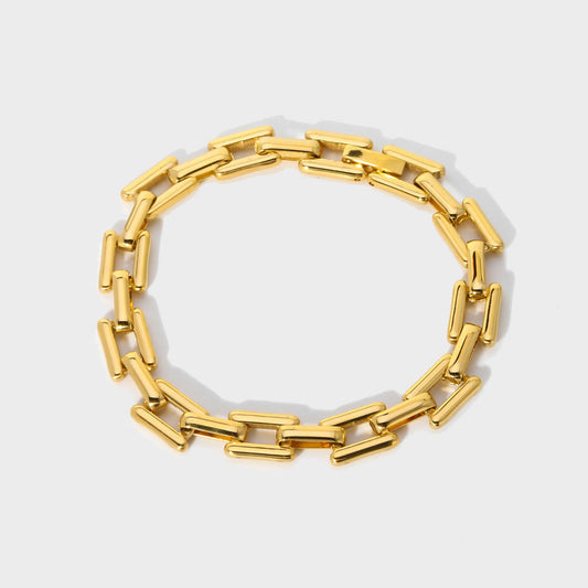Timepiece Link Chain Bracelet
