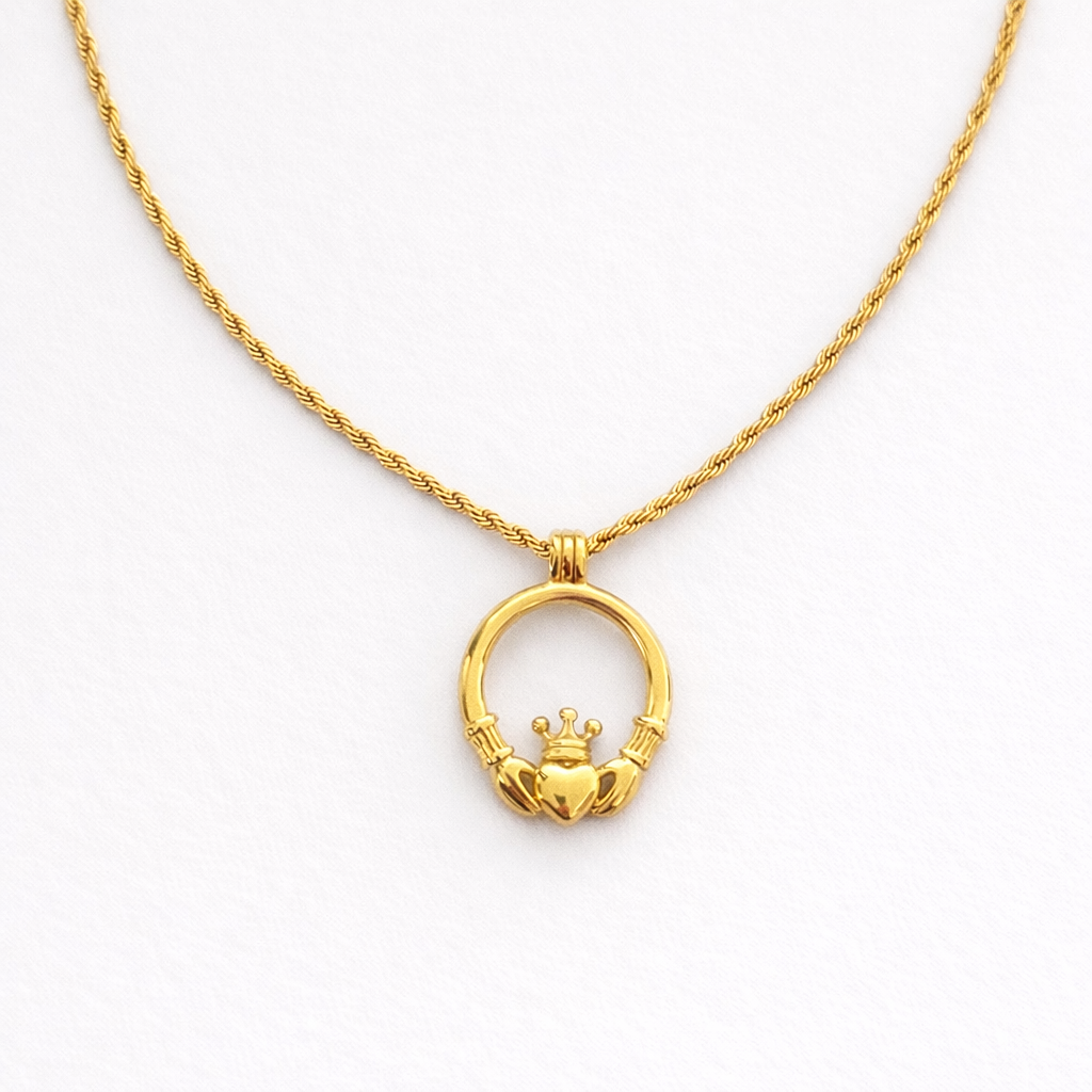 Queen Of Claddagh Necklace-Dazzledvenus