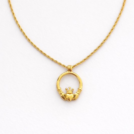 Queen Of Claddagh Necklace-Dazzledvenus