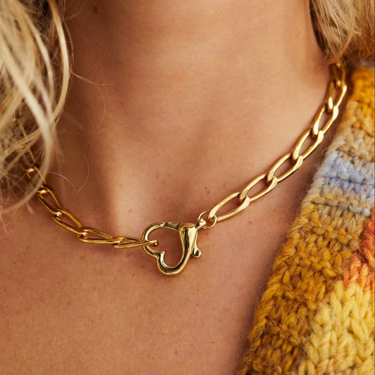 Linked In Love Necklace