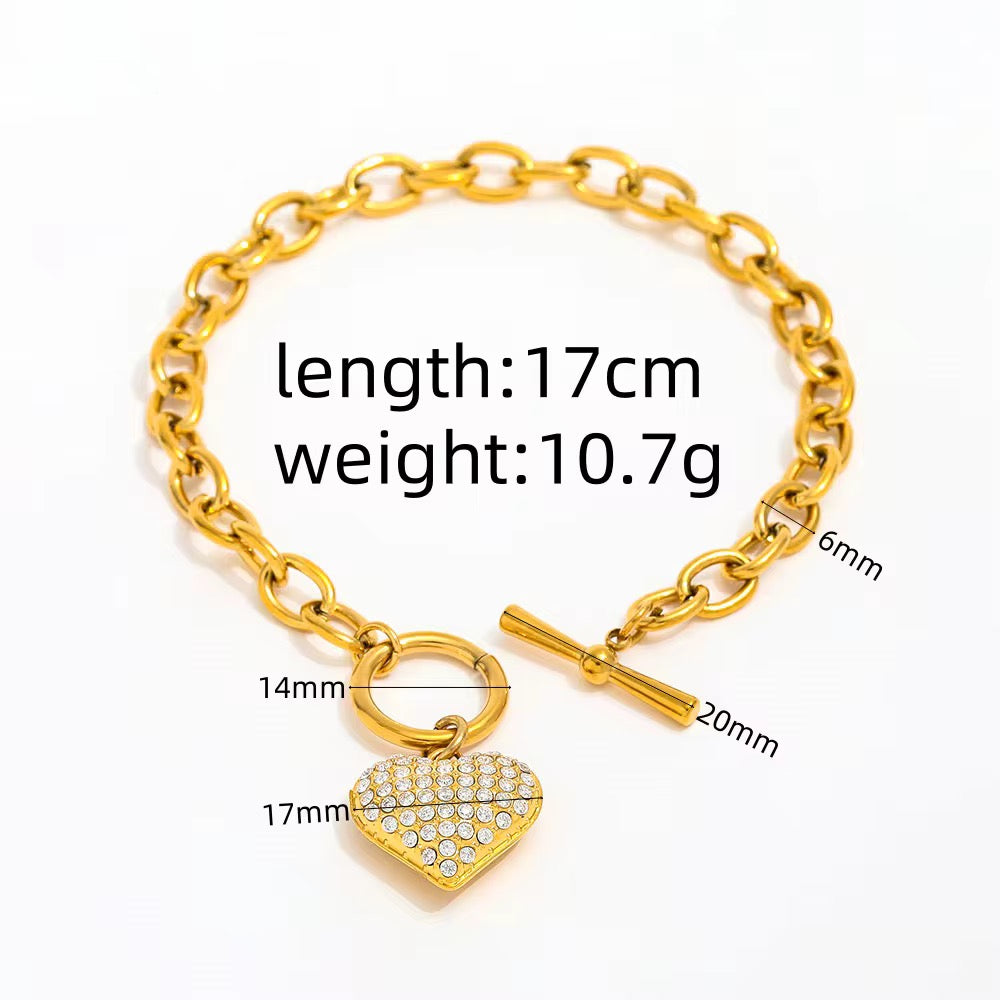 Dazzle T Bar Bracelet