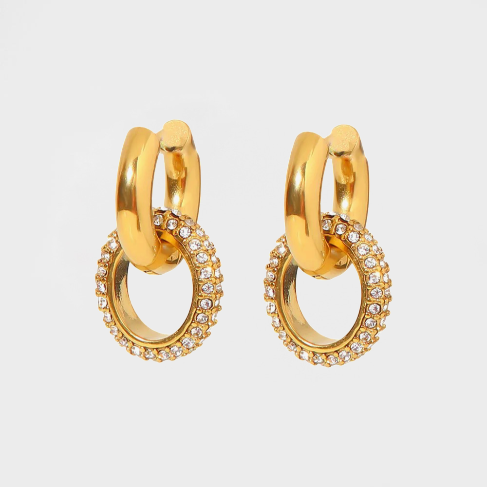 Grace Hoop Earring-Dazzledvenus