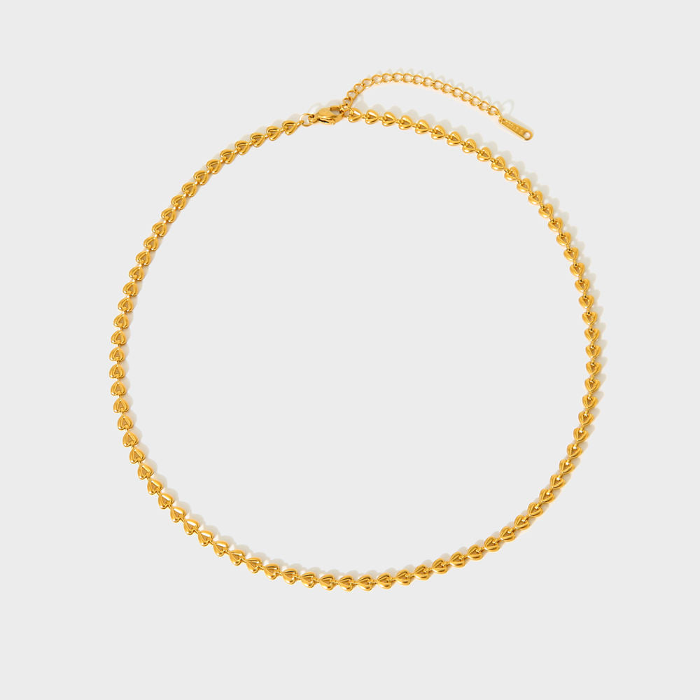 Tiny Hearts Minimal Necklace