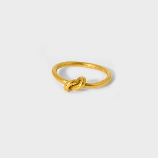 Groove Skinny Knot Ring-Dazzledvenus